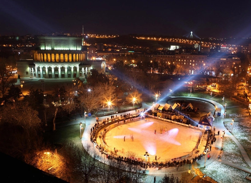 Yerevan City in Night 0